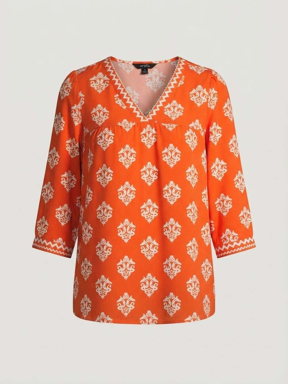 Forgotten Grace Paisley Embroidered Top XL